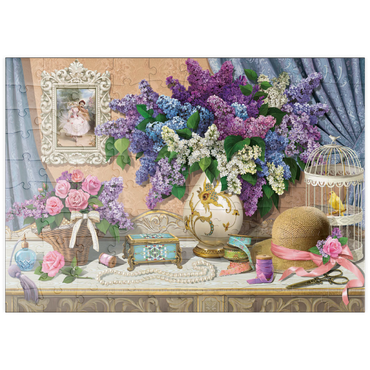 Darstellung des Puzzle Motivs puzzleplate Accessories & Lilac 100 Puzzle