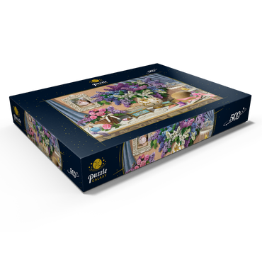 Darstellung des Puzzle Motivs Accessories & Lilac 500 Puzzle Schachtel Ansicht1