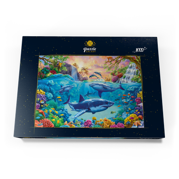 Darstellung des Puzzle Motivs The World Under the Sea 1000 Puzzle Schachtel Ansicht3