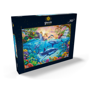 Darstellung des Puzzle Motivs The World Under the Sea 200 Puzzle Schachtel Ansicht2