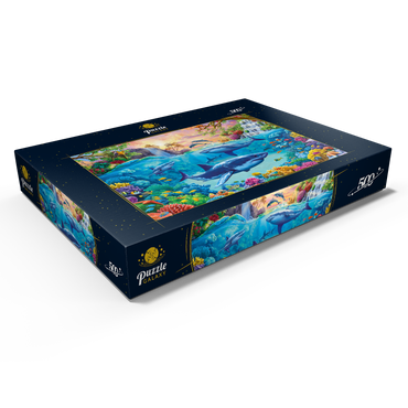 Darstellung des Puzzle Motivs The World Under the Sea 500 Puzzle Schachtel Ansicht1
