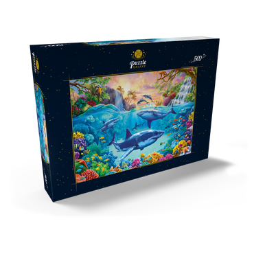 Darstellung des Puzzle Motivs The World Under the Sea 500 Puzzle Schachtel Ansicht2