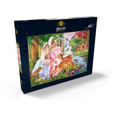 Darstellung des Puzzle Motivs Angels & Deers 100 Puzzle Schachtel Ansicht2