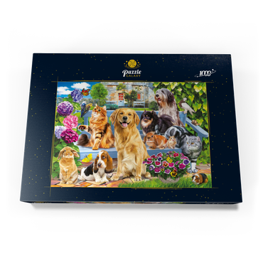 Darstellung des Puzzle Motivs Pets 1000 Puzzle Schachtel Ansicht3
