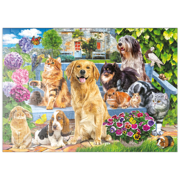 Darstellung des Puzzle Motivs puzzleplate Pets 200 Puzzle