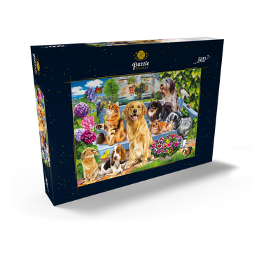 Darstellung des Puzzle Motivs Pets 500 Puzzle Schachtel Ansicht2