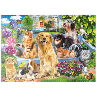 Darstellung des Puzzle Motivs puzzleplate Pets 500 Puzzle
