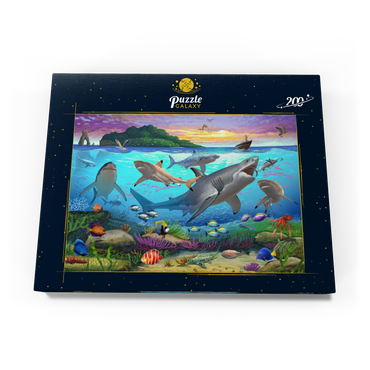 Darstellung des Puzzle Motivs World Under Water 200 Puzzle Schachtel Ansicht3