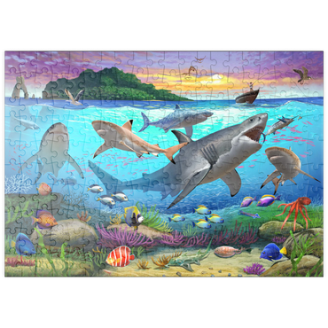 Darstellung des Puzzle Motivs puzzleplate World Under Water 200 Puzzle