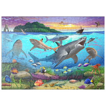 Darstellung des Puzzle Motivs puzzleplate World Under Water 500 Puzzle