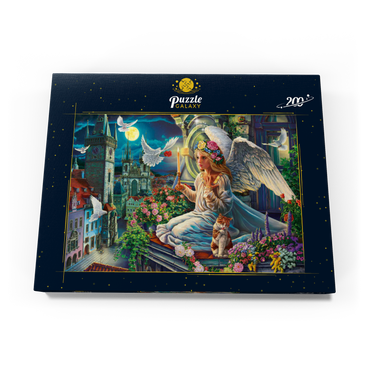 Darstellung des Puzzle Motivs Angel in the Night 200 Puzzle Schachtel Ansicht3