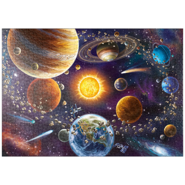 Darstellung des Puzzle Motivs puzzleplate Space 1000 Puzzle