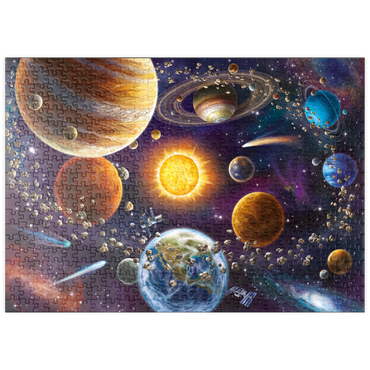 Darstellung des Puzzle Motivs puzzleplate Space 500 Puzzle