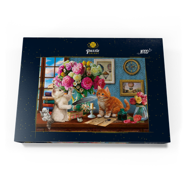 Darstellung des Puzzle Motivs Petals & Paws 1000 Puzzle Schachtel Ansicht3