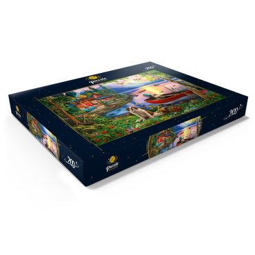 Darstellung des Puzzle Motivs Weekend Retreat 200 Puzzle Schachtel Ansicht1