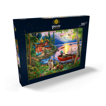 Darstellung des Puzzle Motivs Weekend Retreat 200 Puzzle Schachtel Ansicht2