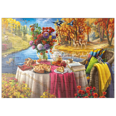 Darstellung des Puzzle Motivs puzzleplate Autumn Still Life 100 Puzzle