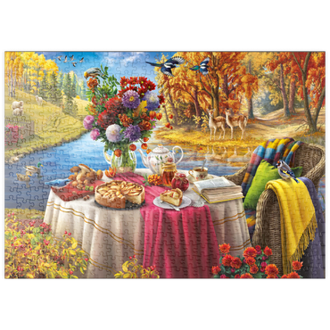 Darstellung des Puzzle Motivs puzzleplate Autumn Still Life 500 Puzzle