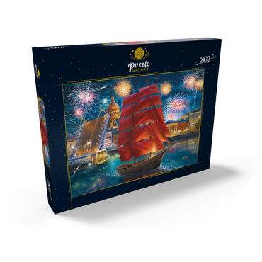 Darstellung des Puzzle Motivs Scarlet Sails 200 Puzzle Schachtel Ansicht2