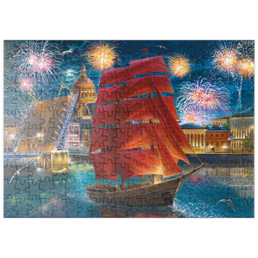 Darstellung des Puzzle Motivs puzzleplate Scarlet Sails 200 Puzzle