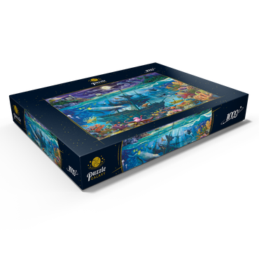 Darstellung des Puzzle Motivs Evening Undersea 1000 Puzzle Schachtel Ansicht1