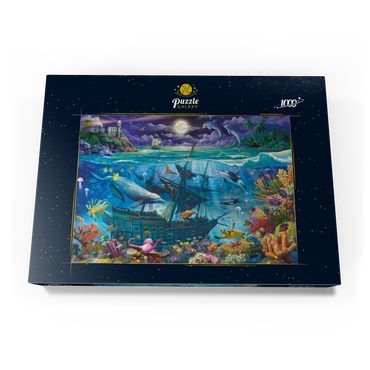 Darstellung des Puzzle Motivs Evening Undersea 1000 Puzzle Schachtel Ansicht3