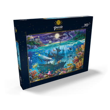Darstellung des Puzzle Motivs Evening Undersea 200 Puzzle Schachtel Ansicht2