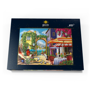 Darstellung des Puzzle Motivs Sunny City by the Sea 1000 Puzzle Schachtel Ansicht3
