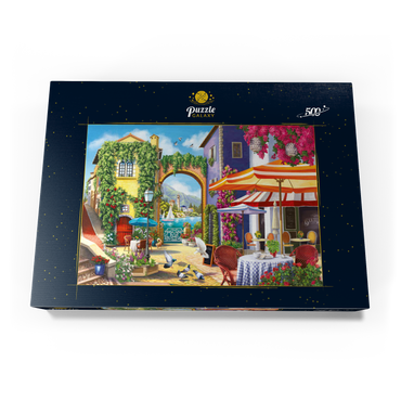 Darstellung des Puzzle Motivs Sunny City by the Sea 500 Puzzle Schachtel Ansicht3