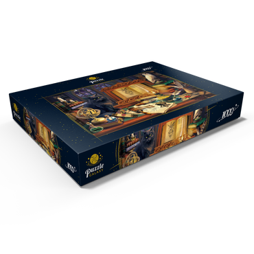 Darstellung des Puzzle Motivs Magic Library 1000 Puzzle Schachtel Ansicht1