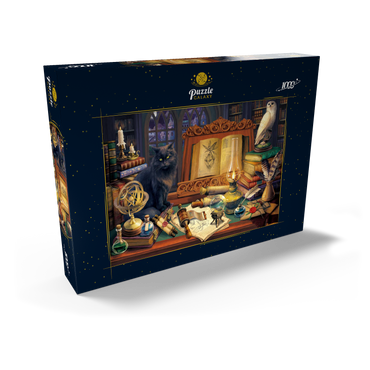 Darstellung des Puzzle Motivs Magic Library 1000 Puzzle Schachtel Ansicht2