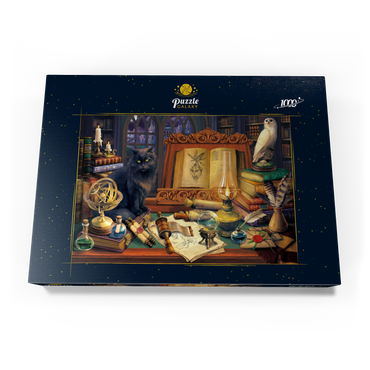 Darstellung des Puzzle Motivs Magic Library 1000 Puzzle Schachtel Ansicht3