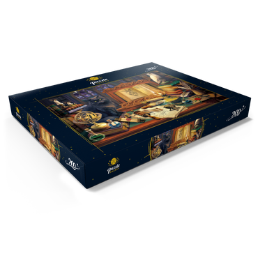 Darstellung des Puzzle Motivs Magic Library 200 Puzzle Schachtel Ansicht1