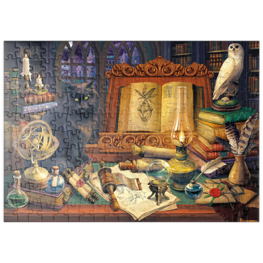 Darstellung des Puzzle Motivs puzzleplate Magic Library 200 Puzzle