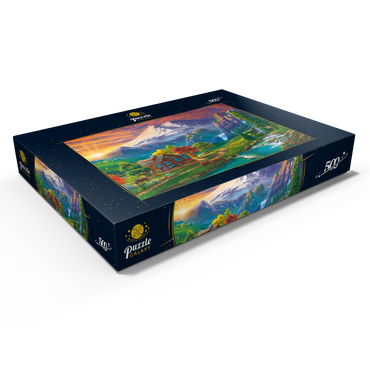 Darstellung des Puzzle Motivs Elbrus at Sunset 500 Puzzle Schachtel Ansicht1