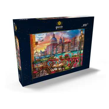 Darstellung des Puzzle Motivs View of Santa Maria della Salute 1000 Puzzle Schachtel Ansicht2