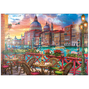 Darstellung des Puzzle Motivs puzzleplate View of Santa Maria della Salute 1000 Puzzle