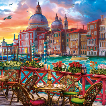 Darstellung des Puzzle Motivs View of Santa Maria della Salute 1000 Puzzle 3D Modell