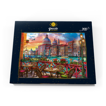 Darstellung des Puzzle Motivs View of Santa Maria della Salute 200 Puzzle Schachtel Ansicht3