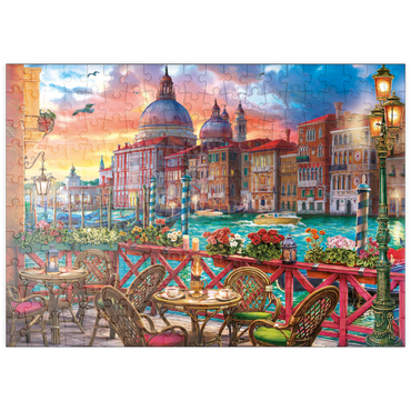Darstellung des Puzzle Motivs puzzleplate View of Santa Maria della Salute 200 Puzzle