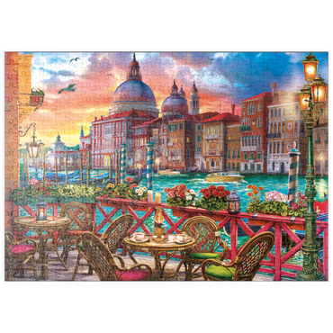 Darstellung des Puzzle Motivs puzzleplate View of Santa Maria della Salute 500 Puzzle