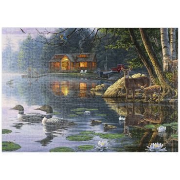 Darstellung des Puzzle Motivs puzzleplate Echo Bay 1000 Puzzle