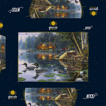 Darstellung des Puzzle Motivs Echo Bay 1000 Puzzle Schachtel 3D Modell