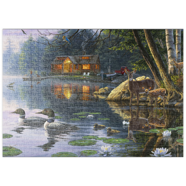 Darstellung des Puzzle Motivs puzzleplate Echo Bay 500 Puzzle