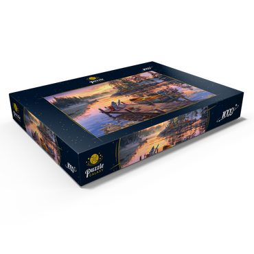 Darstellung des Puzzle Motivs Morning Paradise 1000 Puzzle Schachtel Ansicht1