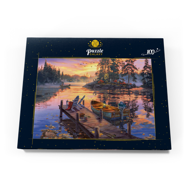 Darstellung des Puzzle Motivs Morning Paradise 100 Puzzle Schachtel Ansicht3