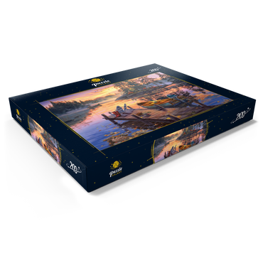 Darstellung des Puzzle Motivs Morning Paradise 200 Puzzle Schachtel Ansicht1