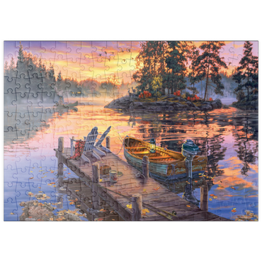 Darstellung des Puzzle Motivs puzzleplate Morning Paradise 200 Puzzle