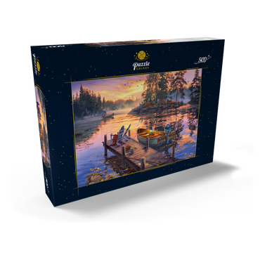 Darstellung des Puzzle Motivs Morning Paradise 500 Puzzle Schachtel Ansicht2