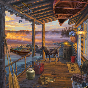 Darstellung des Puzzle Motivs Opening Day 1000 Puzzle 3D Modell